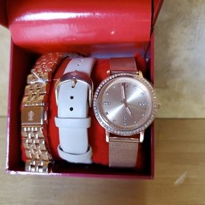 Jennifer Lopez Crystal Watch Interchangeable Band
